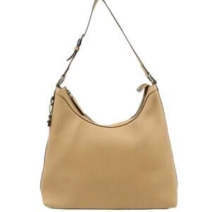 💎✨BEAUTIFUL✨💎Authentic GUCCI Interlocking G Leather Shoulder Bag Beige